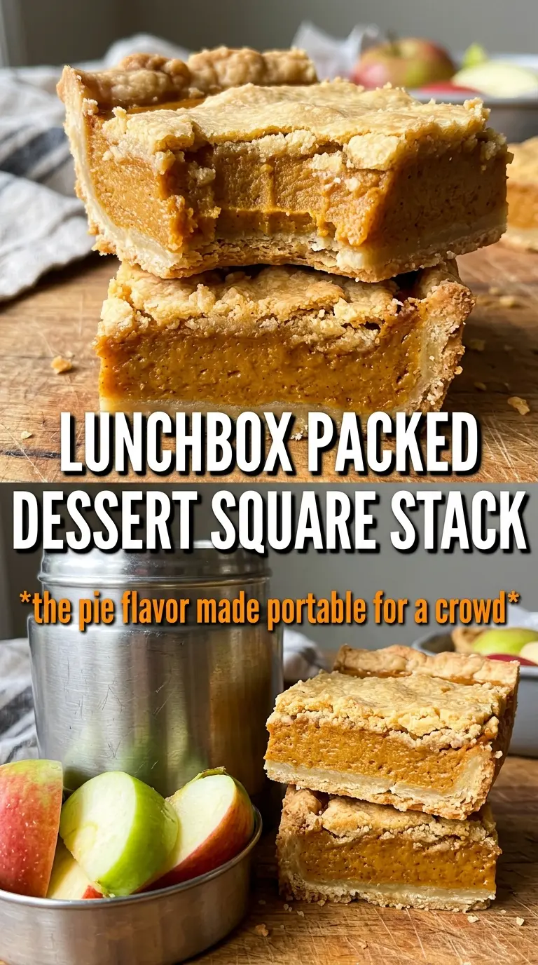 Pumpkin Pie Dessert Squares creamy spiced crumbly