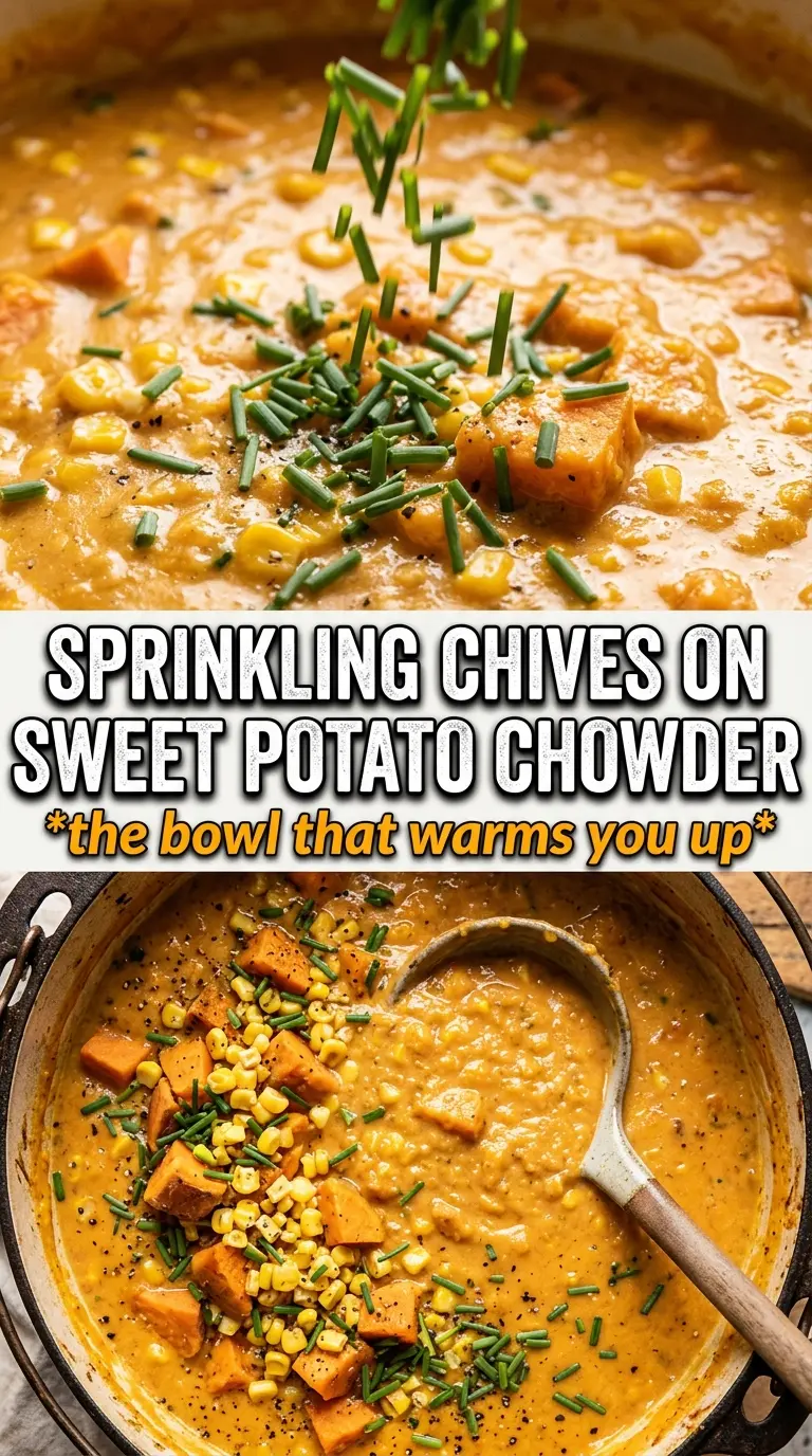 Sweet Potato Chowder creamy smoky chives
