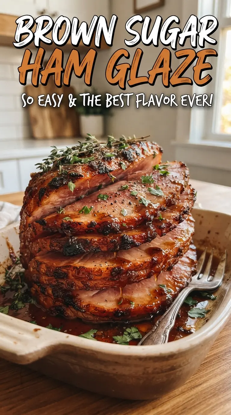 Brown Sugar Ham Glaze glossy sweet-tangy
