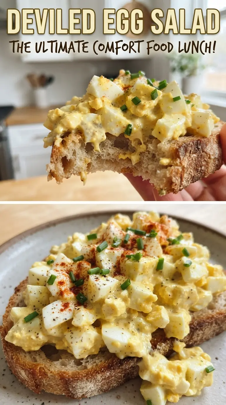 Deviled egg salad creamy paprika chives