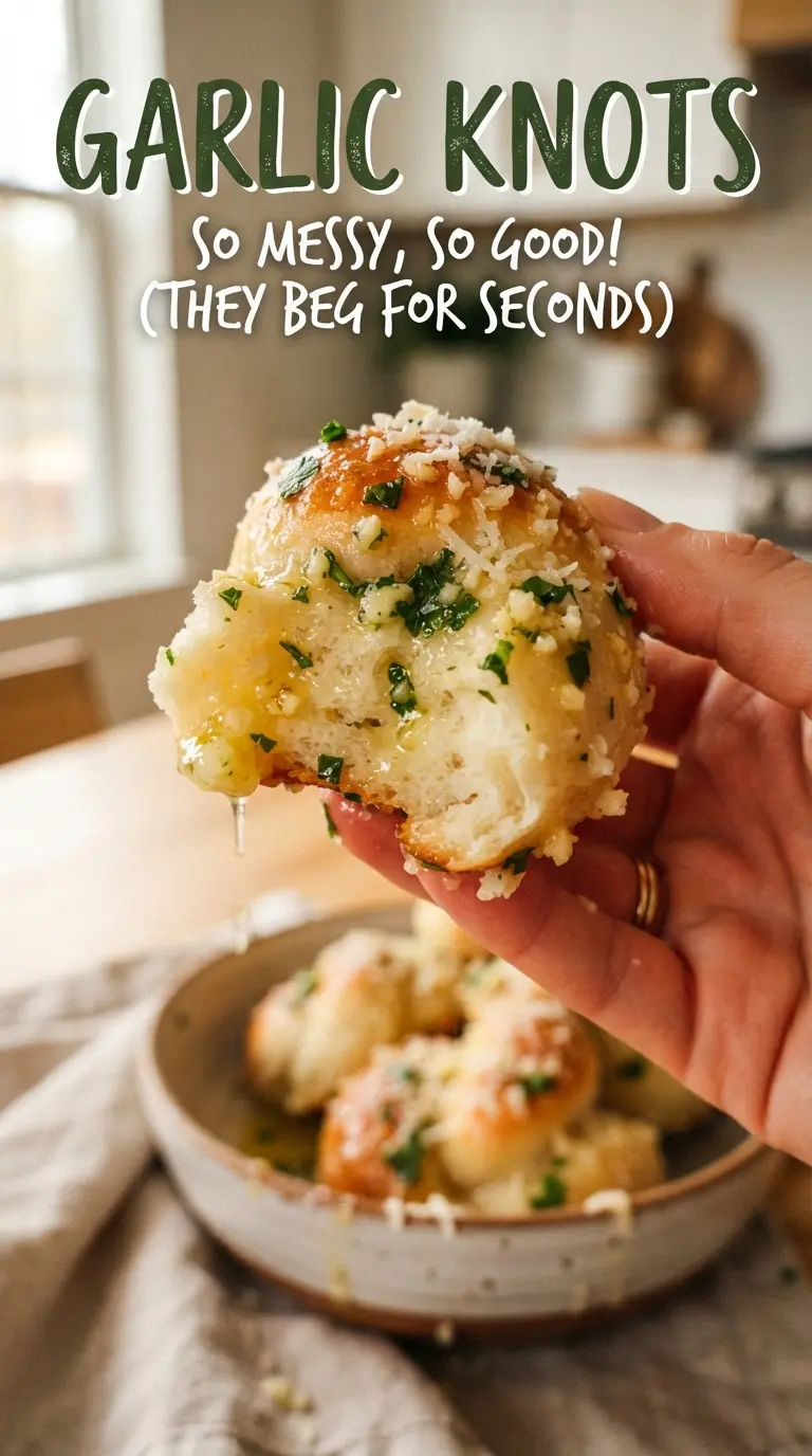 Garlic Knots golden buttery parsley