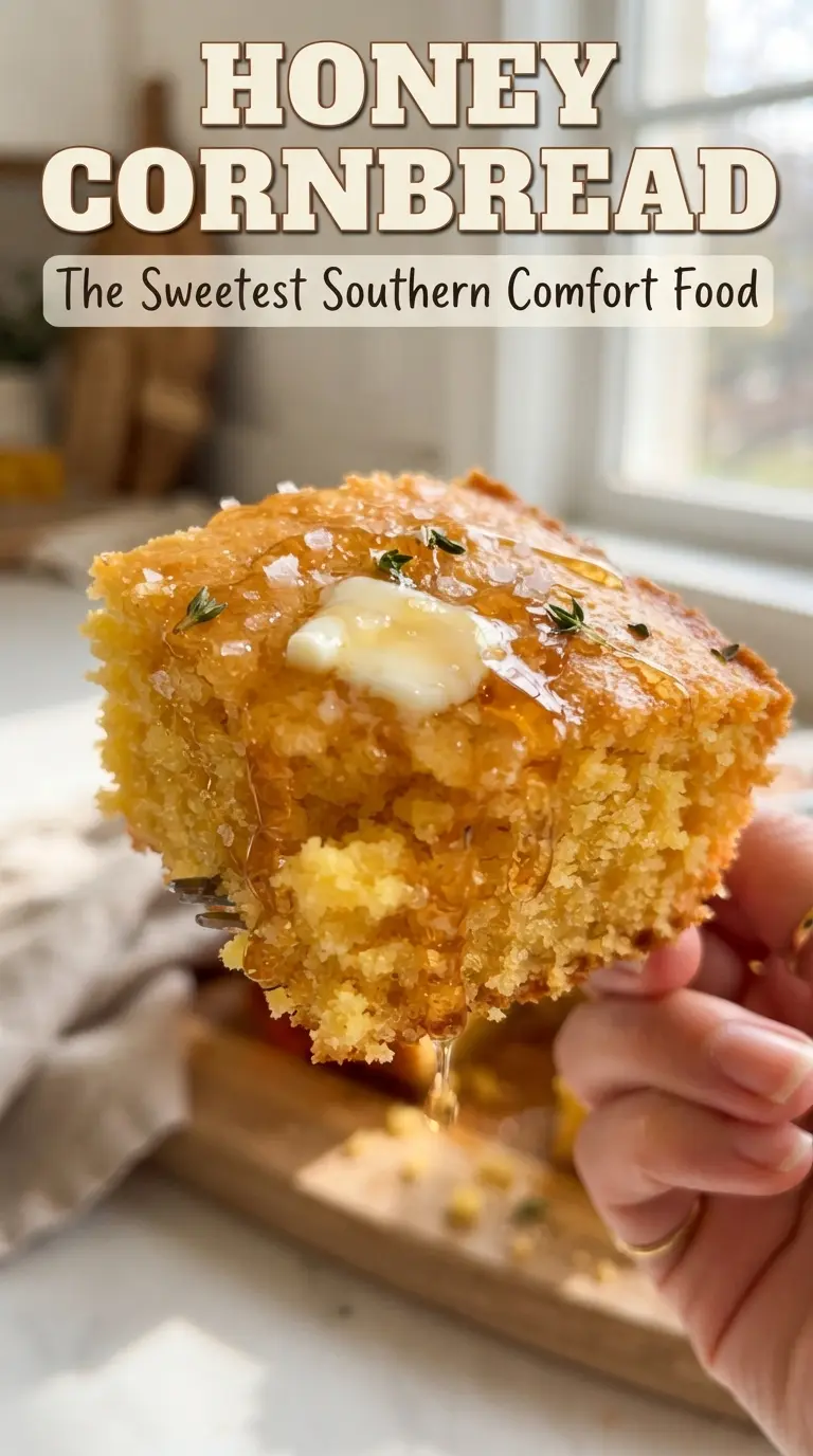 Honey Cornbread golden tender