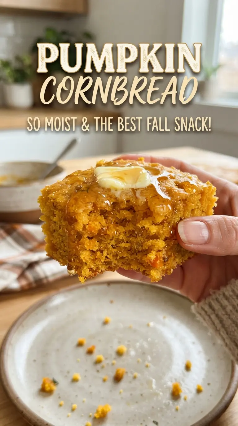 Pumpkin cornbread golden moist maple-butter