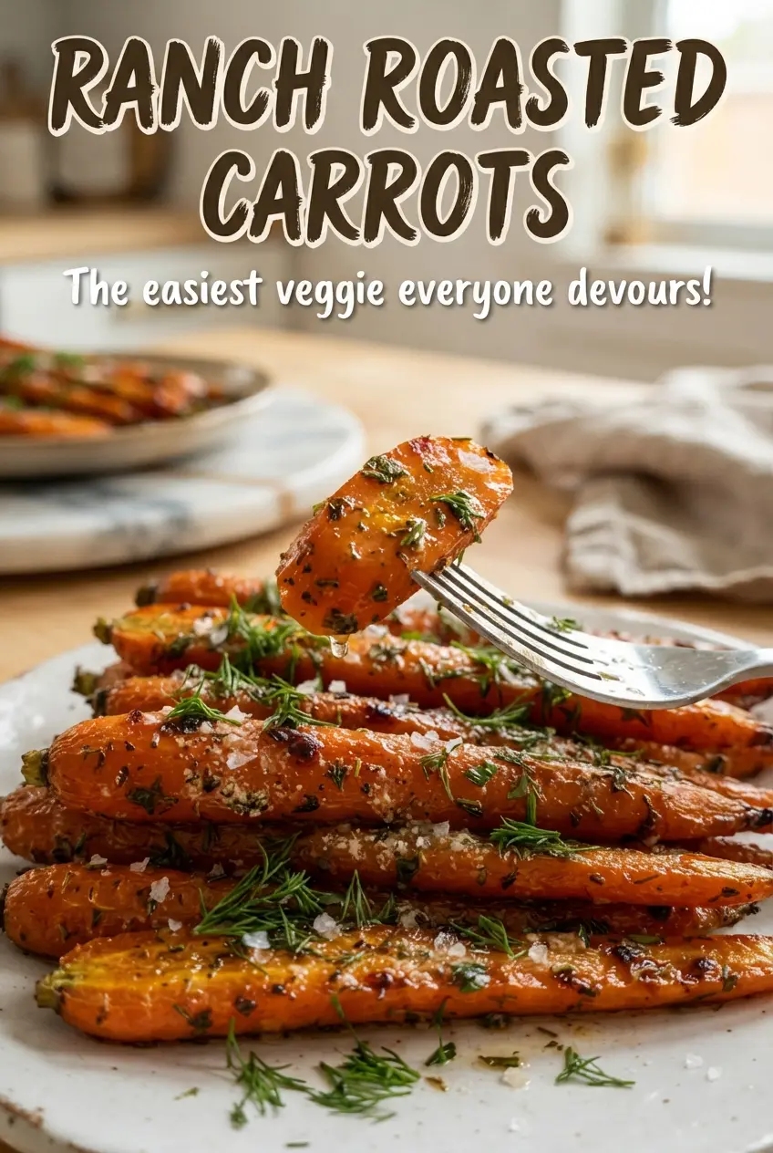 Ranch Roasted Carrots (Parmesan & Dill)